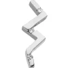 Anhänger 8x23,4mm Zickzack aus 925 Silber 3 Diamanten 0,06 Ct glänzend