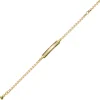Armband Armkette Armschmuck, 585 Gelbgold, 16cm, Identbändchen, Kinder