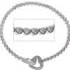 Armband Armkette aus 925 Silber mit Zirkonia weiß Armschmuck, 19cm