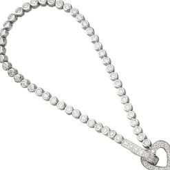 Armband Armkette aus 925 Silber mit Zirkonia weiß Armschmuck, 19cm
