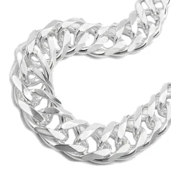 Armband Armkette Doppelpanzer aus Echt Silber 925, 21cm