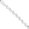 Armband Armkette Ginko Blätter aus echtem 925 Silber, 19cm, für Damen