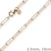 Armband Armkette Weit-Ankerkette aus 585 Gold Rotgold strukturiert 19cm