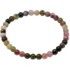 Armband Armschmuck aus Edelstein Turmalin Multicolor Ø 5mm endlos dehnbar 18,5cm