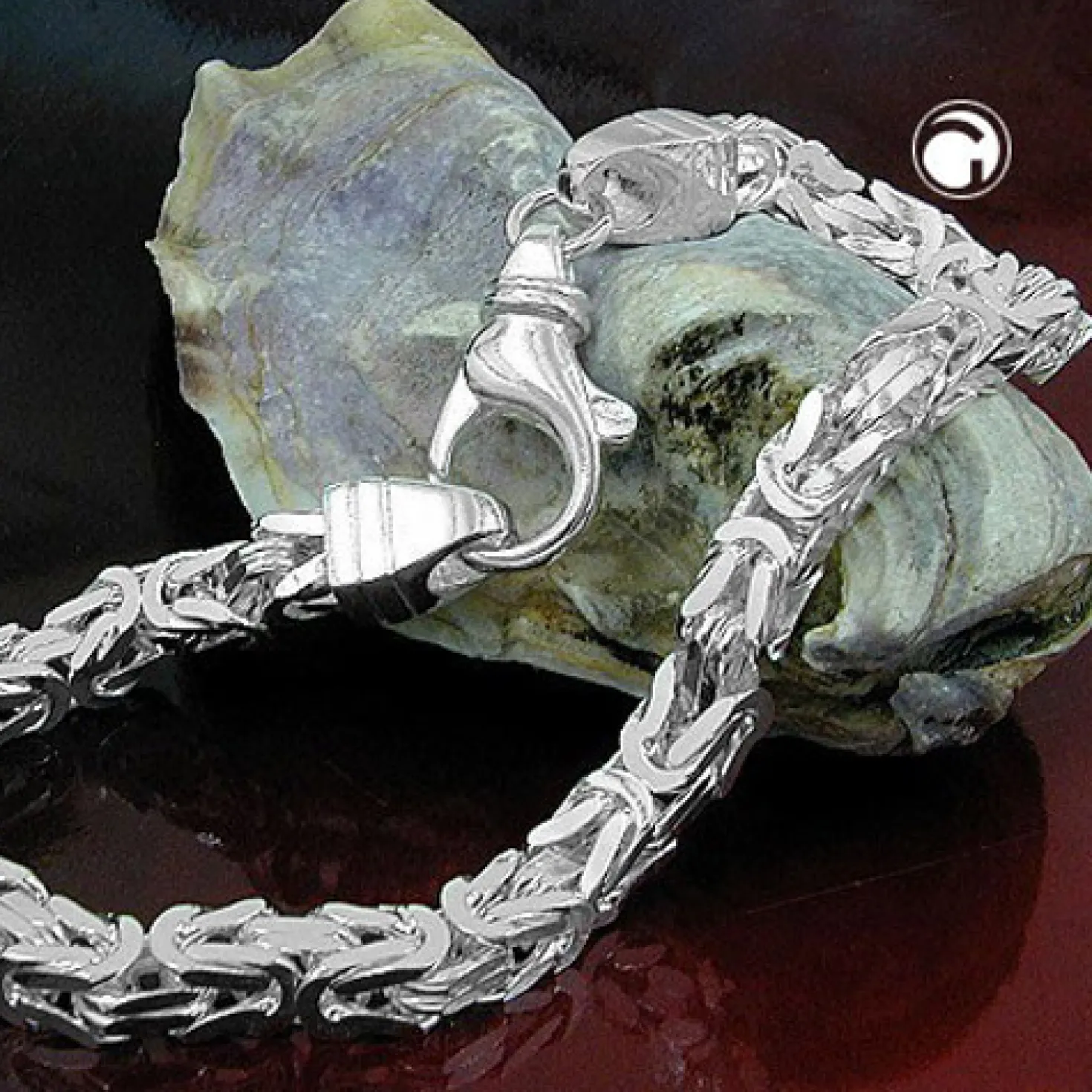 Armband Armschmuck 925 Silber, Unisex, Massiv, Länge 23,5cm