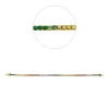 Armband aus 750 Gelbgold 84 Saphire 3,23ct mehrfarbig B:1,9mm L:17,5cm