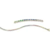 Armband aus 750 Gelbgold 64 Saphire 2,56ct mehrfarbig B:2,8mm L:17,5cm