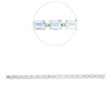 Armband aus 750 Gelbgold 17 Topase 30,2ct skyblue 17 Brillanten 0,27ct TW-SI