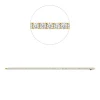 Armband aus 750 Gold Gelbgold 54 Brillanten 4,86ct TW-SI B:3mm L:17,5cm 4er-Krappe