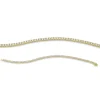 Armband aus 750 Gold Gelbgold 68 Brillanten 3,01ct TW-SI L:18cm 4er-Krappe