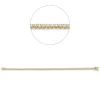 Armband aus 750 Gold gelb/weiß 63 Brillanten 1,51ct TW-SI B:2,8mm L:18cm