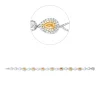 Armband aus 750 Gold gelb/weiß 495 Diamanten 3,44ct B:7,2mm L:17,8cm