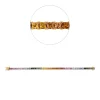 Armband aus 750 Gold gelb/weiß 48 Saphire 9,26ct mehrfarbig L:17cm 4er-Krappe