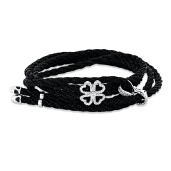 Armband aus 750 Gold Weißgold 68 Brillanten 0,52ct F-SI/PI B:11,6mm