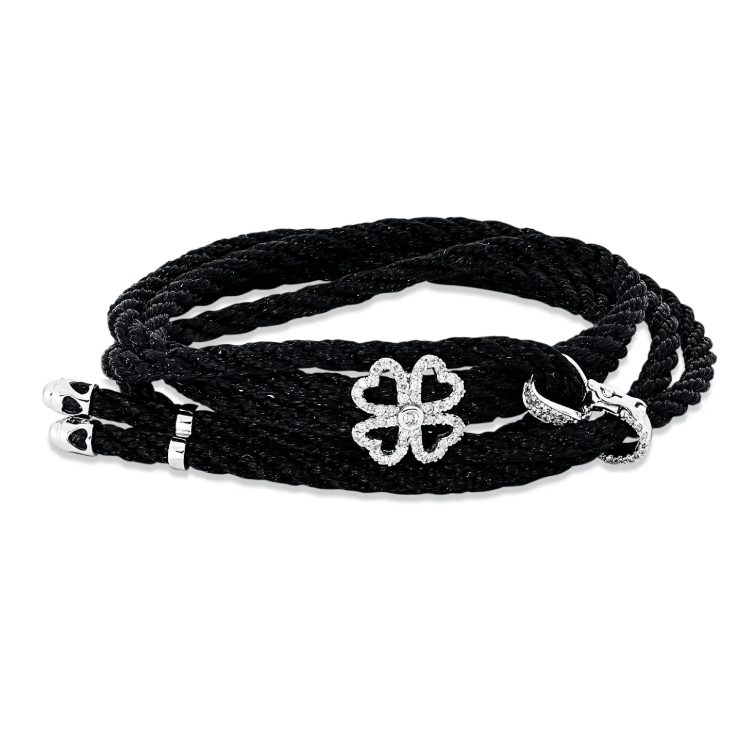 Armband aus 750 Gold Weißgold 68 Brillanten 0,52ct F-SI/PI B:11,6mm