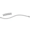 Armband aus 750 Gold Weißgold 61 Brillanten 2ct TW-SI L:18cm