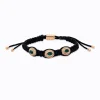 Armband aus 750 Rotgold 129 Saphire 2,48ct gelb 6 Brillanten 0,04ct W-SI B:11mm