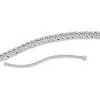 Armband aus 750 Weißgold 504 Brillanten 1,44ct TW-SI B:4,9mm L:16,5cm