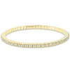 Armband Flex-Band aus 750 Gelbgold 114 Brillanten 1,5ct TW-SI B:3,6mm L:18cm