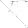 Armband Schildband Identband Flügel Engelsflügel 925 Silber 14 Zirkonia 16cm