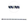 Armband 750 Weißgold 36 Saphire 10,82ct blau 27 Brillanten 0,32ct F-VSI L:17,8cm