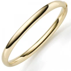 Armreif Armband Armschmuck aus 585 Gold Gelbgold 6mm breit Damen Goldarmreif