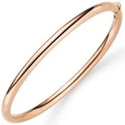 Armreif Armband Armschmuck aus 585 Gold Rotgold 4mm breit glänzend oval 60x49mm