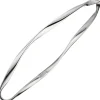 Armreif Armband Armschmuck aus 925 Silber rhodiniert gewellt 2,9mm schmal