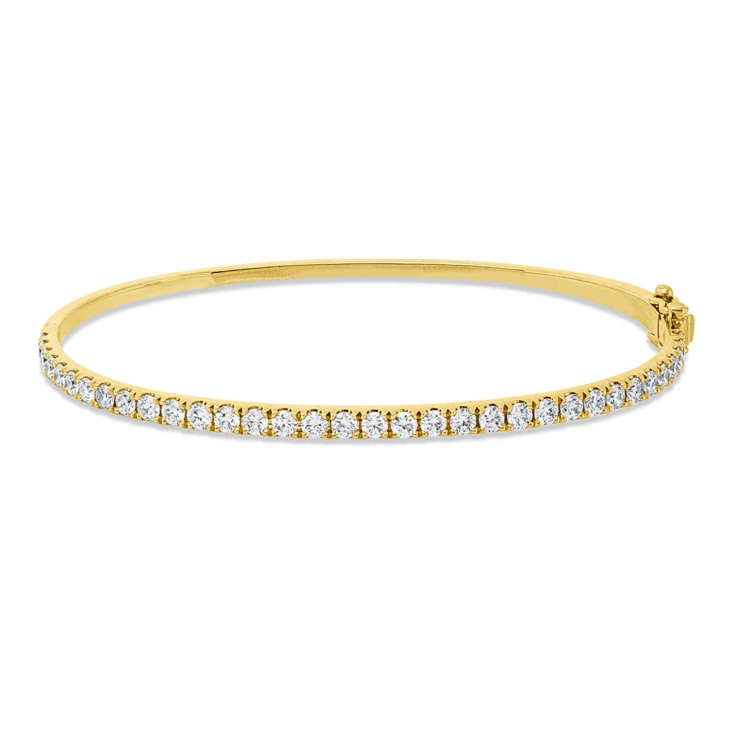 Armreif aus 750 Gold Gelbgold 35 Brillanten 1,48ct I-VSI 45x55mm
