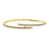 Armreif aus 750 Gold Gelbgold 105 Brillanten 1,48ct TW-SI 48x58mm