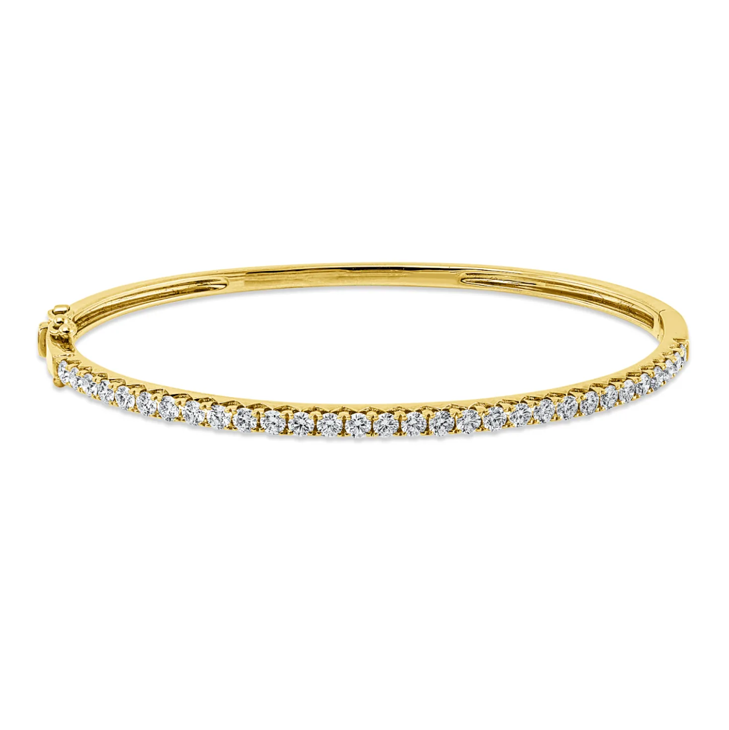 Armreif aus 750 Gold Gelbgold 30 Brillanten 1,16ct TW-VSI/SI 47x54mm