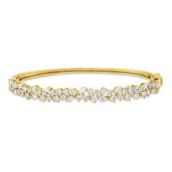 Armreif aus 750 Gold Gelbgold 53 Diamanten 2,16ct TW-SI