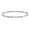 Armreif aus 750 Gold Weißgold 52 Brillanten 4,55ct TW-SI/PI 48x55mm