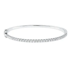 Armreif aus 750 Gold Weißgold 31 Brillanten 0,88ct TW-VSI/SI 46x53mm