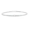 Armreif aus 750 Gold Weißgold 93 Diamanten 2,17ct TW-SI 50x51mm