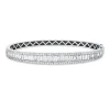 Armreif aus 750 Gold Weißgold 161 Diamanten 4,29ct TW-SI 55,6x66,2mm