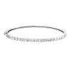 Armreif aus 750 Weißgold 44 Diamanten Baguette-Schliff 1,52ct TW-VSI 53,4x62,9mm