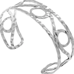 Armspange offener Armreif Armschmuck aus Edelstahl 43,9x61,7mm, B: 19,2mm