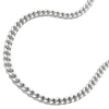 Bauchkette Kette Panzerkette aus echtem 925 Silber, 90cm, für Damen