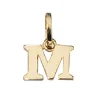 Buchstabe " M " Ketten Anhänger 7,8x6,7mm Goldanhänger 333 Gold Einhänger Unisex