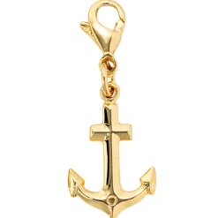 Charm Anhänger 10,9x17mm Einhänger Anker 333 Gold Gelbgold Bettelarmband Damen