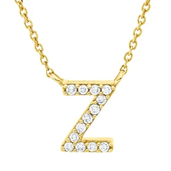 Collier aus 750 Gold Gelbgold 13 Brillanten 0,05ct TW-PI L:42cm