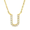 Collier aus 750 Gold Gelbgold 14 Brillanten 0,05ct TW-PI L:42cm