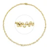 Collier aus 750 Gold Gelbgold 100 Brillanten 2,63ct TW-SI