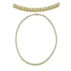 Collier aus 750 Gold Gelbgold 211 Brillanten 9,4ct TW-SI L:55,9cm