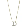 Collier aus 750 Gold Gelbgold 21 Brillanten 0,09ct TW-SI L:43,2cm
