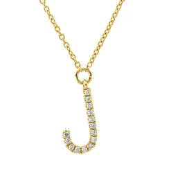 Collier aus 750 Gold Gelbgold 14 Brillanten 0,03ct W-SI L:45cm