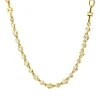 Collier aus 585 Gold Gelbgold 19 Brillanten 0,35ct W-SI L:45cm