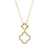 Collier aus 750 Gold Gelbgold 24 Diamanten 0,07ct TW-SI L:45cm