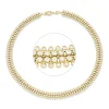 Collier aus 750 Gold Gelbgold 492 Diamanten 10,49ct TW-SI L:41,9cm